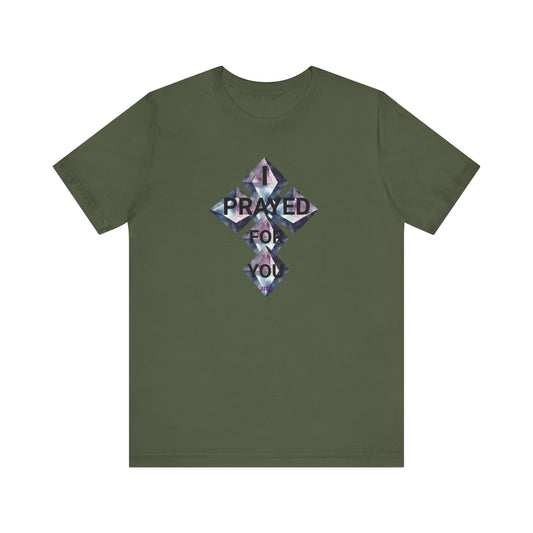 JITD "I PRAYED"  DIAMOND CROSS TEE